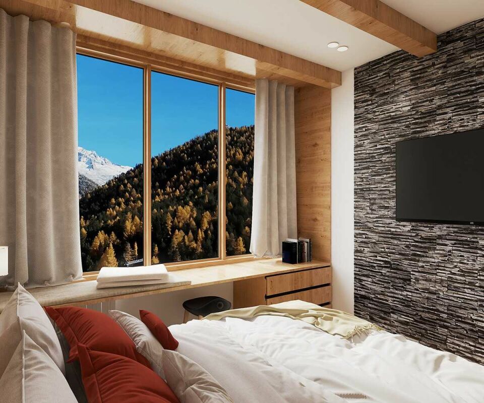 Dom 4545 - Besitzen Sie Ihr exklusives Hotelstudio oder Ihre Hotelsuite in Saas-Fee - betrieben von Dorint Hotels & Resorts. - Bild 4