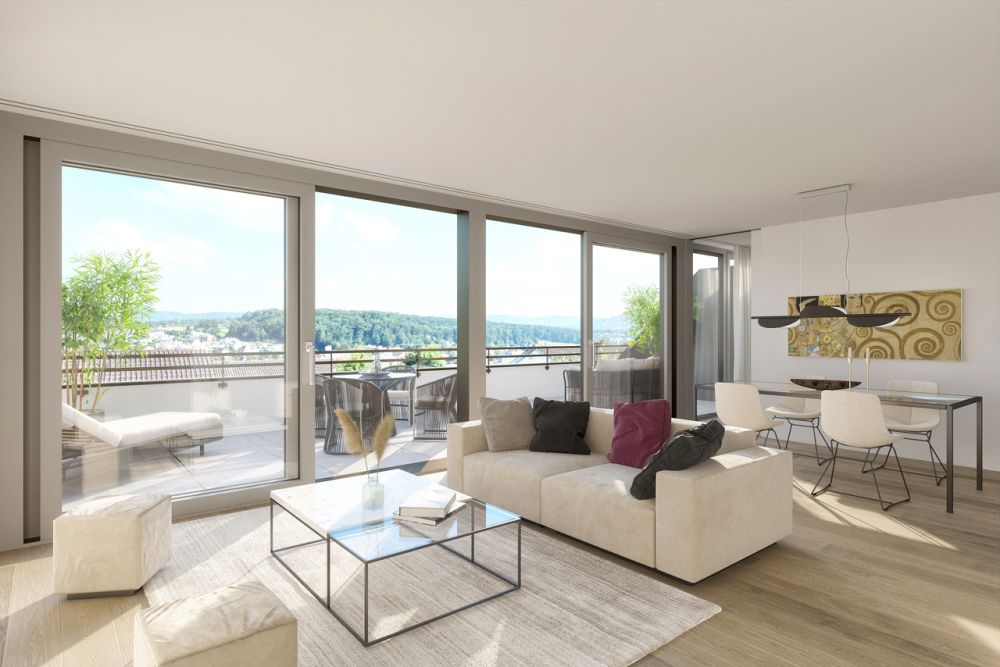 Attraktive 3.5-Zi.-Wohnung mit herrlicher Terrasse (37 m²) an Toplage - Musterbild | Wohnungstypologie