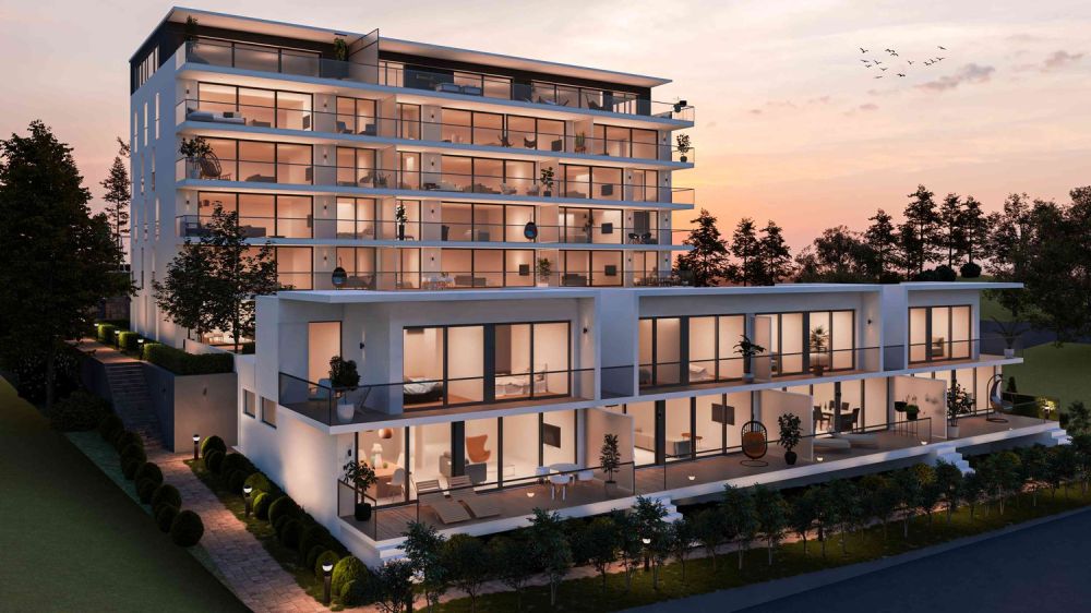 Attiques - Magnifiques appartements de 3.5 et 4.5 pièces avec vue exceptionnelle à Neuchâtel - Bild 1