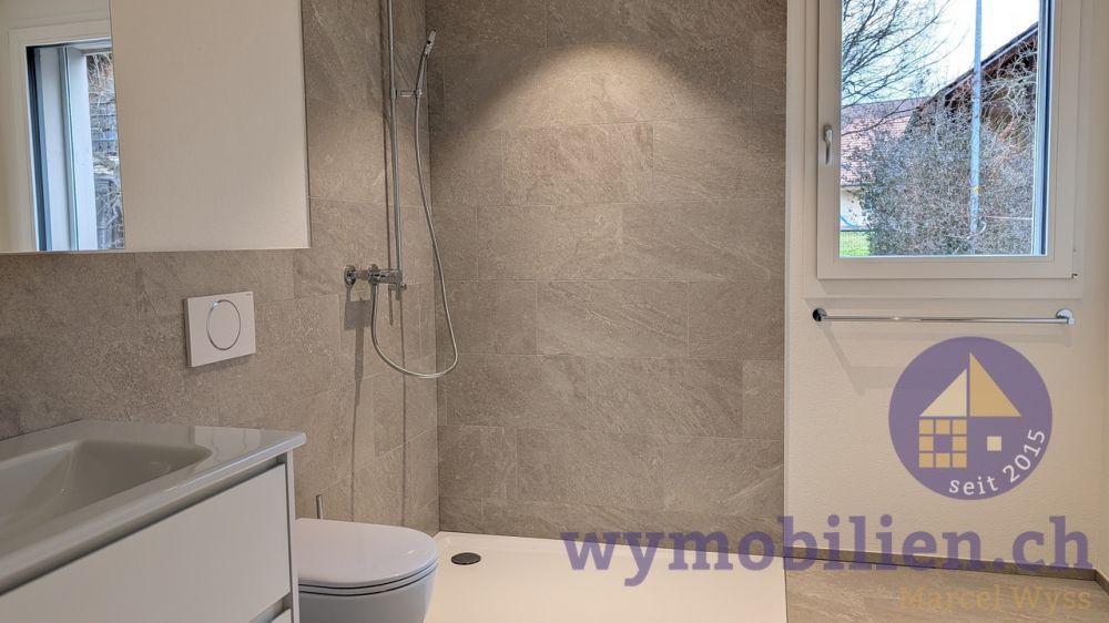 Altersgerechte 3.5-Zi-Wohnung - Jetzt Besichtigung vereinbaren! - Beispiel Bad (Wohnung EG Ost, 12.2.26)