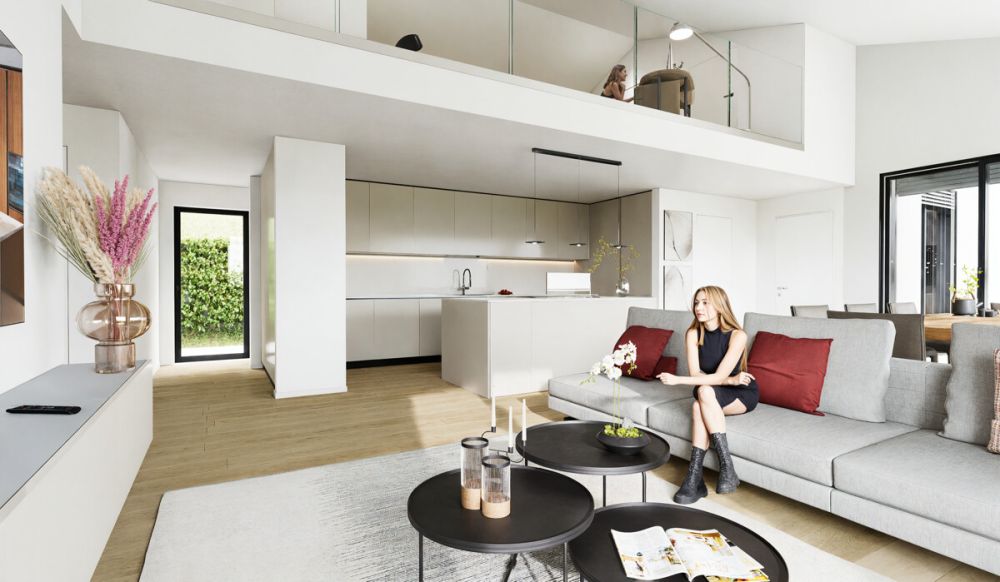 BOSCO LUGANESE ELEGANTES 4.5-ZIMMER-WOHNUNG MIT PANORAMABLIK, 10 MINUTEN - 08.10.25  ATTICO 3
