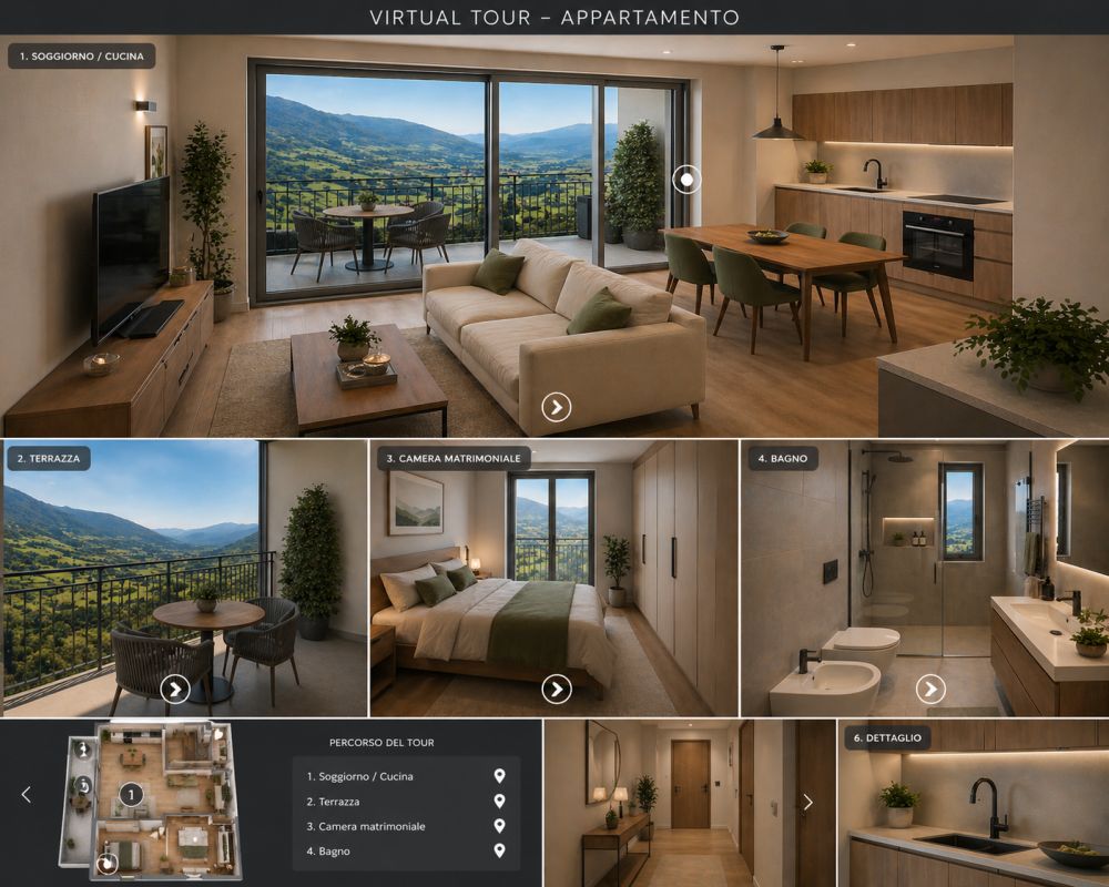 Nuovo - in costruzione appartamento di 2.5 locali con vista panoramica a Onsernone -  Bild 2