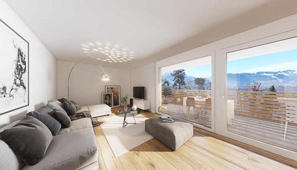 Neubau 4.5 Zimmer-Wohnung 2. OG in Gunten -  Bild 2