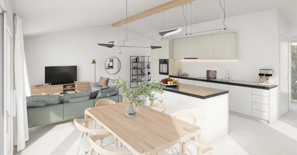 4 Villas Jumelles Neuves - Vue Dégagée, Confort et Moderne - Maison 4.5 pièces - image - 3