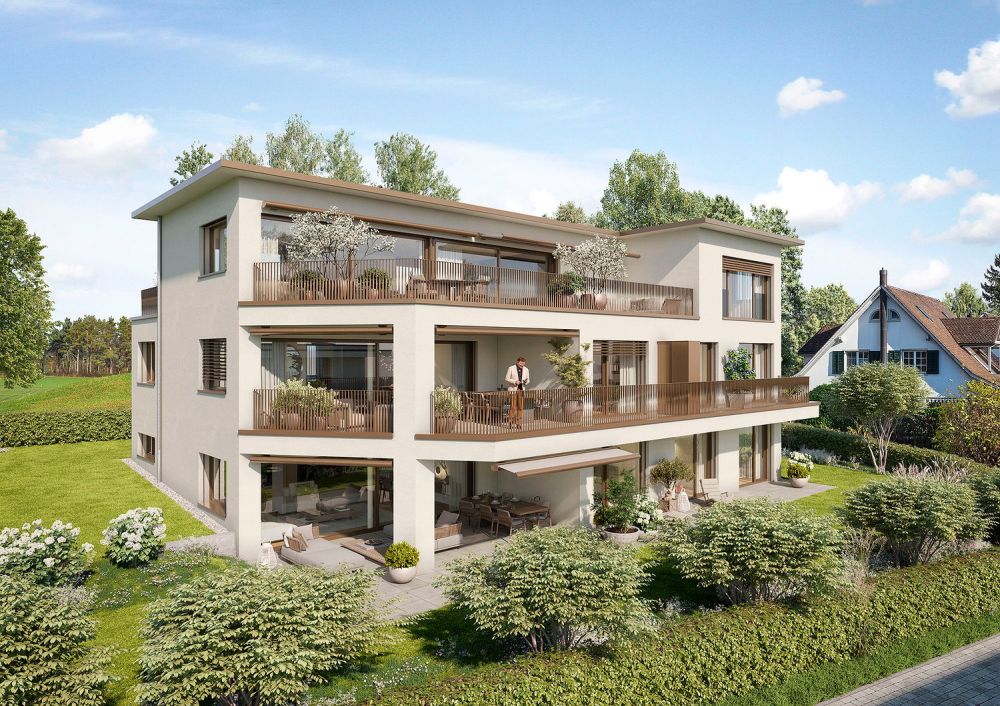 Grosszügige 5.5-Zimmer Gartenwohnung, 176m2 WF, an naturnaher Lage mit teilweiser Seesicht -  Bild 3