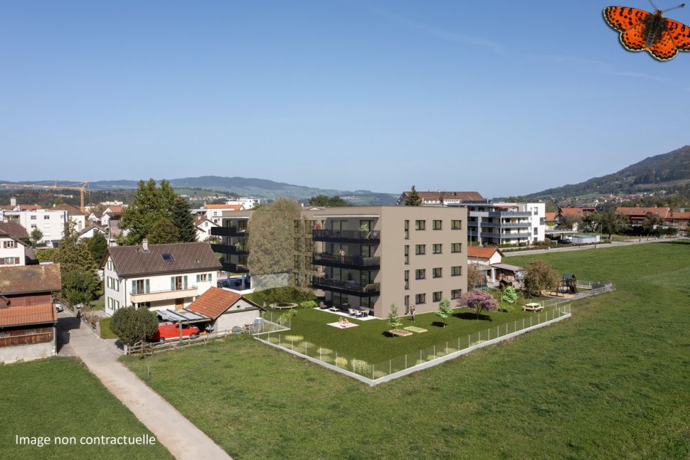 Superbe 4½ pièces à Broc avec grand balcon couvert ! -  Bild 5