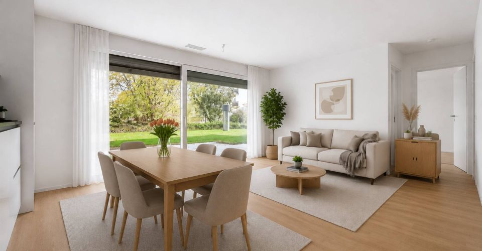 Appartement neuf de 2.5 pièces avec terrasse et jardin - Appartement 2.5 pièces - image - 2