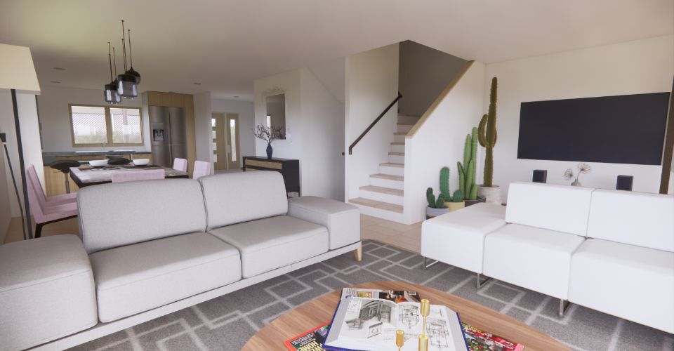 Promotion Résidence du Moulin, Bernex - Maison villageoise A01 baignée de lumière et belles surfaces de vie dans un cadre calme et résidentiel en campagne - Maison contiguë 6 pièces - image - 5