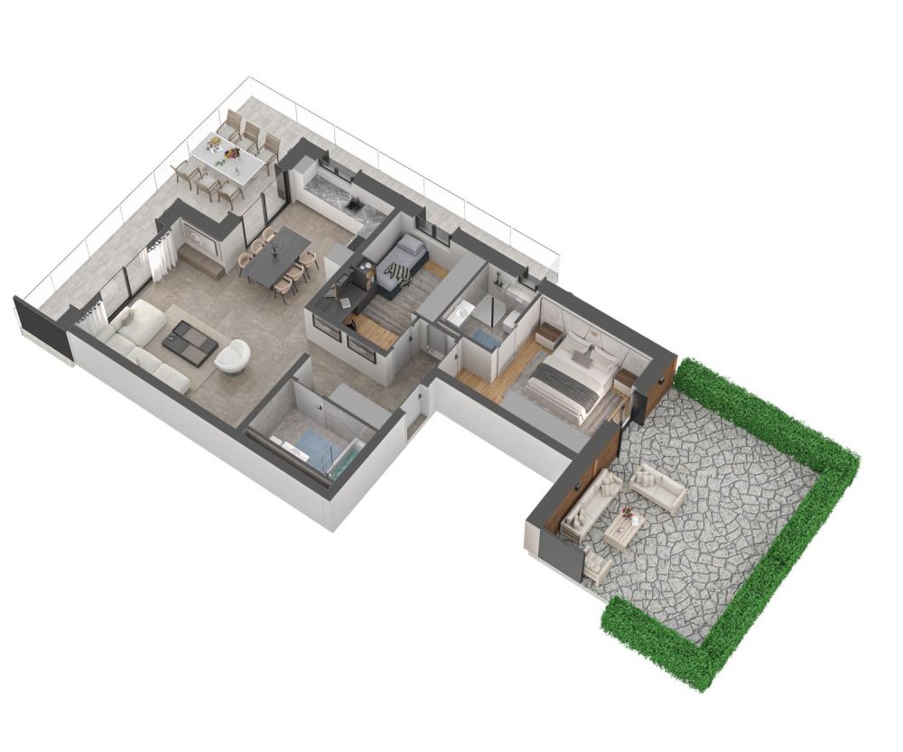 Appartement 3.5 pièces neuf avec terrasse et jardin privatif à Crans-Montana -  Bild 4