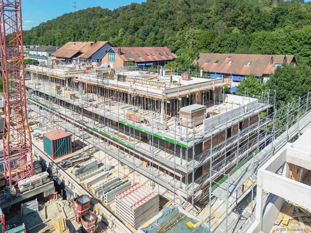 Naturnah, nachhaltig und gute Verbindungen, was will man mehr. - Baufortschritt Juli 2026