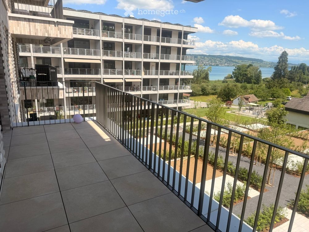 Brand New 2.5-Room Apartment with Stunning Lake View and 13.5 m² Loggia in Au, Wädenswil -  Bild 2