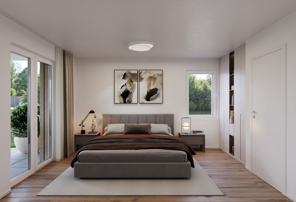 4.5 Z.-Wohnung EG (B), 126 m2 NWF, 35m2 gedeckter Sitzplatz - Zimmer 3