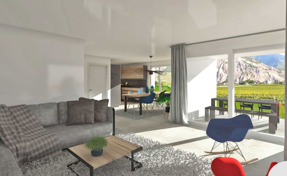 Maison contemporaine de 5.5 pièces - St-Pierre-de-Clages -  Bild 1