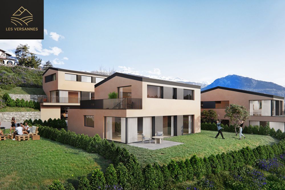 Moderne Einfamilienhaus mit 4,5/5,5 Zimmern zu verkaufen in Grimisuat -  Bild 3