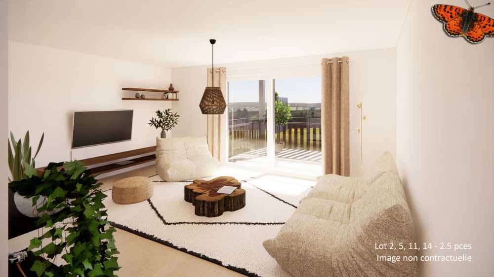 Superbe 2½ avec grand balcon de 16m2 dans nouvelle promotion -  Bild 5