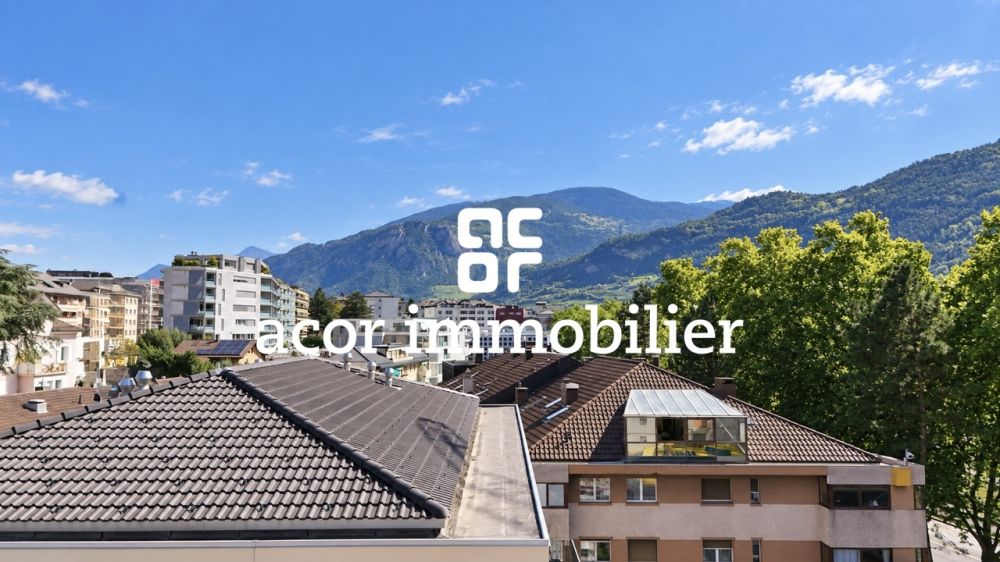SION CENTRE - ATTIQUE NEUF DE 121 M² - 3,5 PIÈCES - TERRASSE DE 65 M2 - Vue Sud-Est