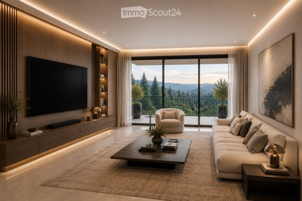 PISCINE UND GROSSE FENSTERFRONTEN: PENTHOUSE 5.5 | SESSA -  Bild 5