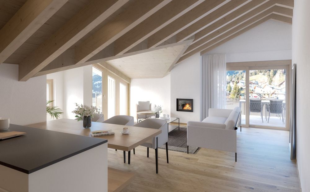 3.5-Zimmer-Dachwohnung im Neubau – Wohnen in bester Lage in Falera (GR) -  Bild 2