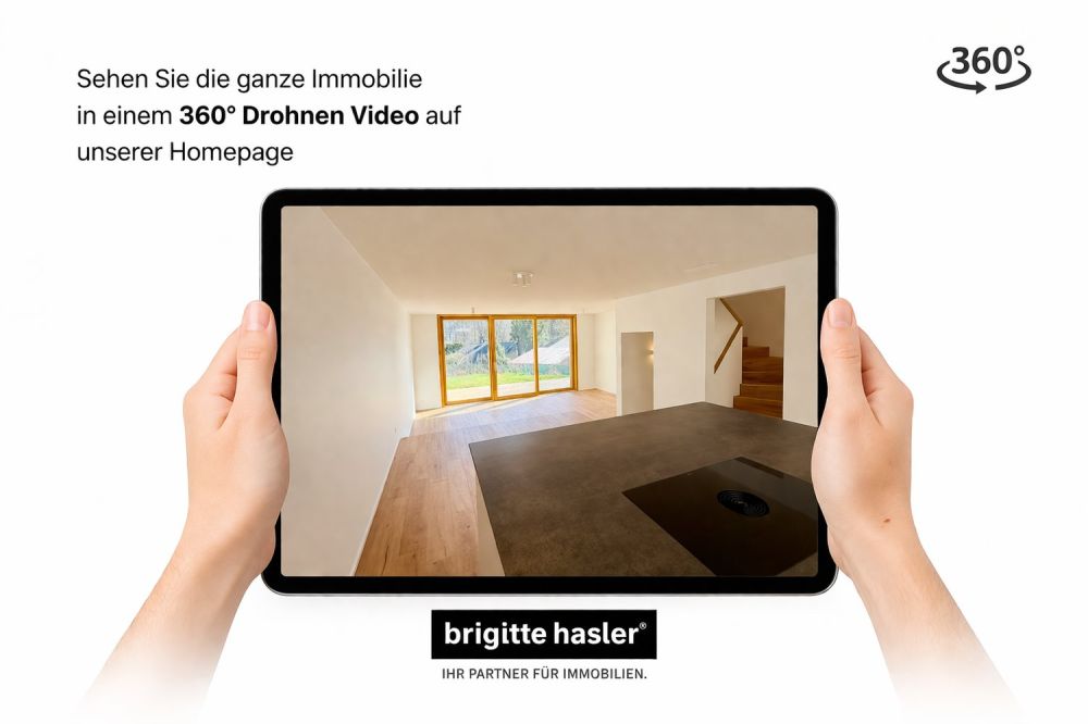 Hochwertiges Einfamilienhaus im Baurecht - 360° Drohnen Video -  Bild 2