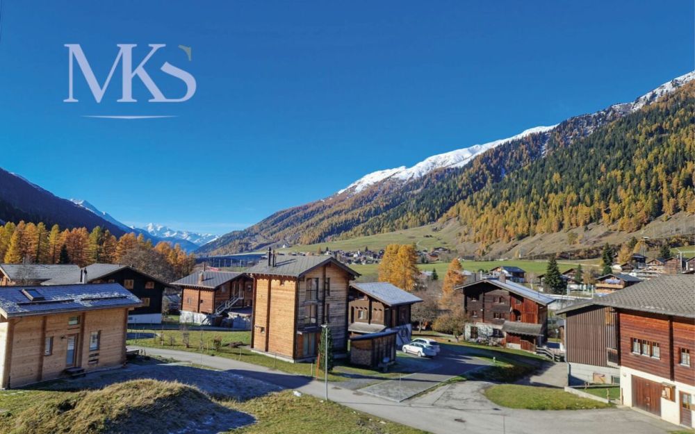 Exklusives Einfamilienhaus in Reckingen - Wohnen, wo das Goms am schönsten ist - Malerische Aussicht