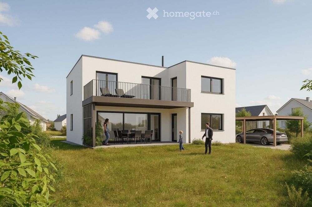Exklusiver Neubau - modernes Wohnen am Rhein in Wallbach AG -  Bild 1
