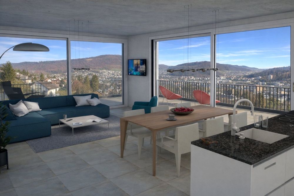 Moderne 3.5-Zimmer-Neubau-Wohnung mit Garage in Liestal - Bild 13