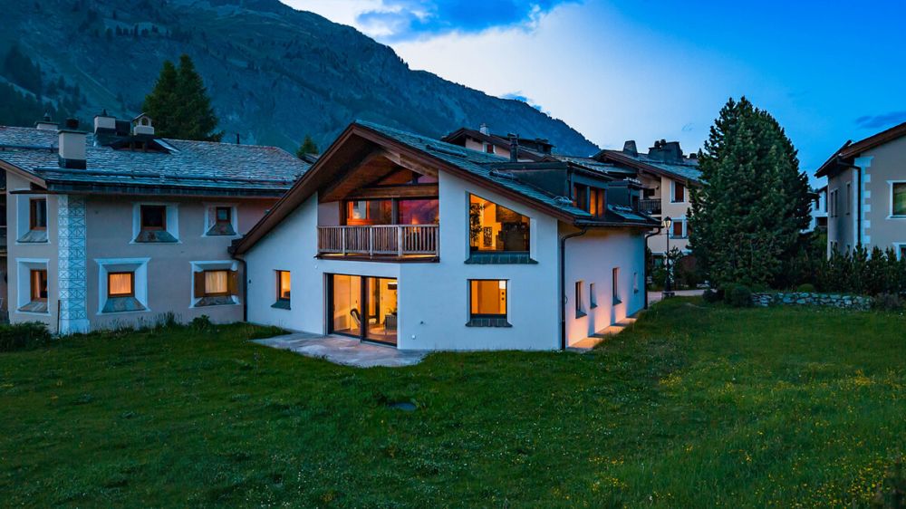 Sils-Maria: Neues Erstwohnsitz Einfamilienhaus mit Wellnessbereich und - C-M_B0426-V1