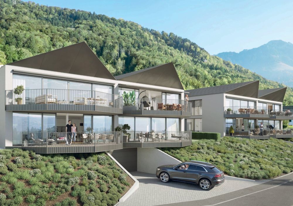 Superbe appartement Minergie de 4,5 pièces avec balcon et technologies durables à Botterens -  Bild 1