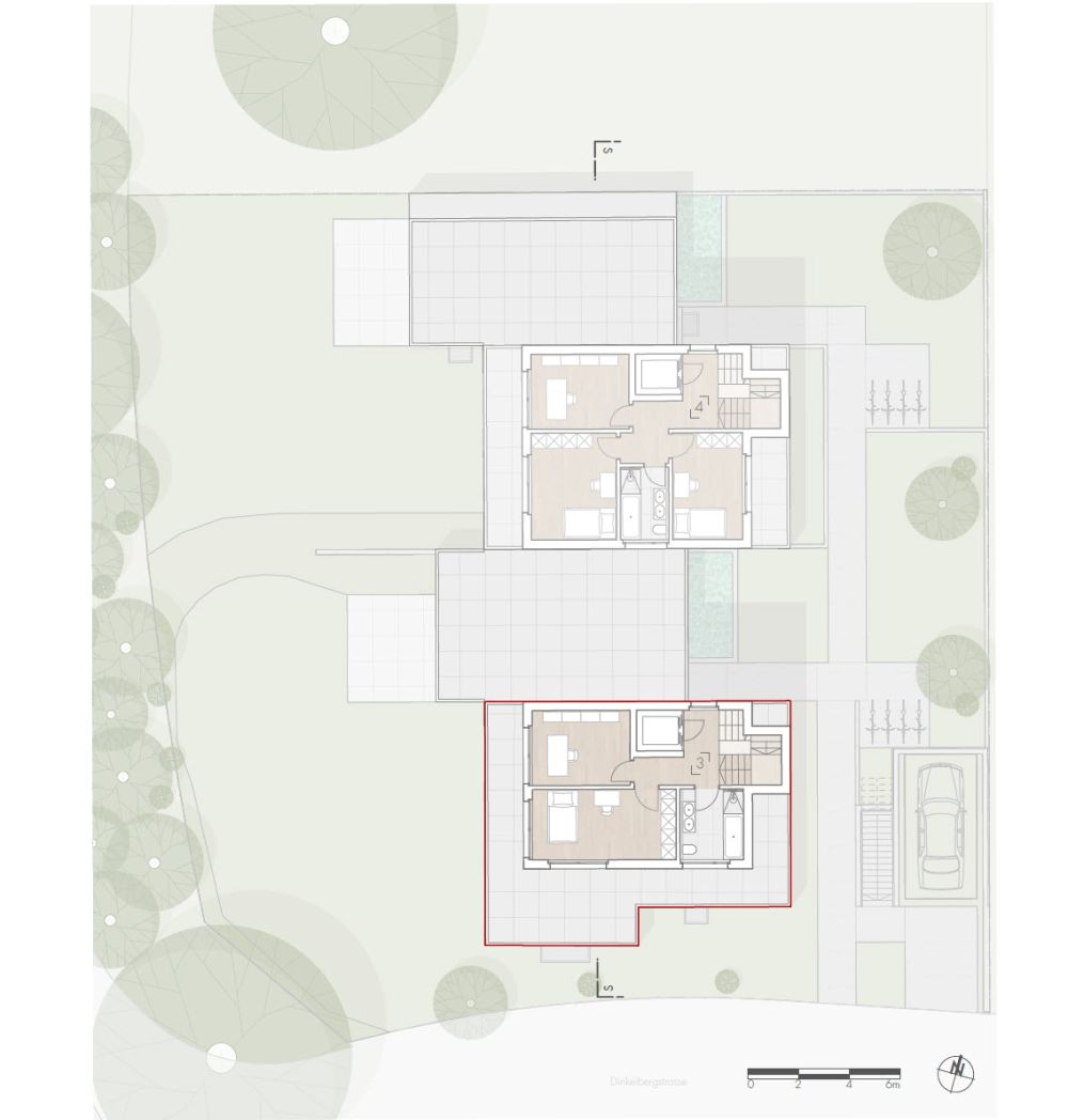Neubau Dinkelbergstrasse, Wohnung 3 - Maisonette-Attika - Grundriss