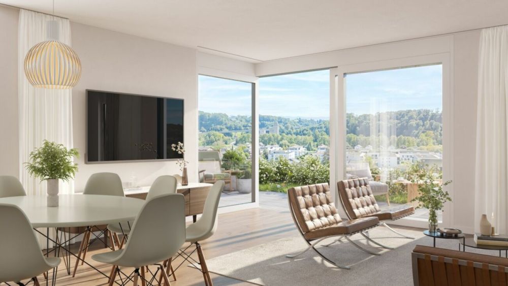 Panoramaview - Neubau 3 Doppeleinfamilienhäuser in Neuenegg - Bild 2