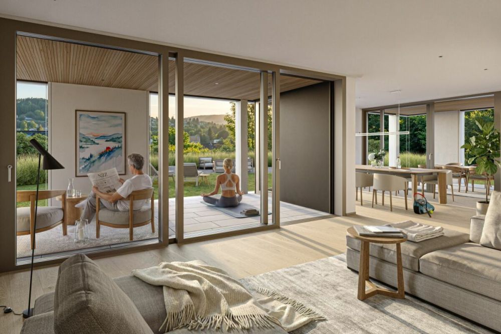 Eine Gartenwohnung wie ein Einfamilienhaus im Peteracher in Zumikon. -  Bild 2