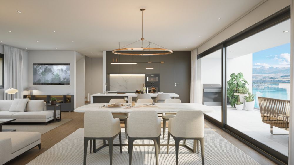 6 MAISONS NEUVES A VILLARS-BURQUIN AVEC VUE PLONGEANTE SUR LE LAC ! -  Bild 4