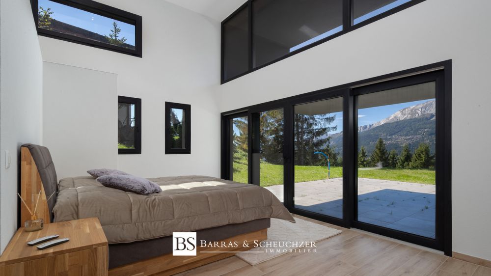 Neues Chalet in einer Wohnresidenz mit außergewöhnlicher Lage - Chambre Master - rez