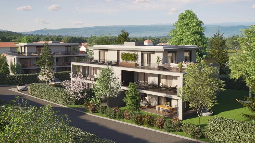 Zu Verkaufen 5-Zimmer-Wohnung im 1. Stock in Veyrier 35 m² Loggia -  Bild 3