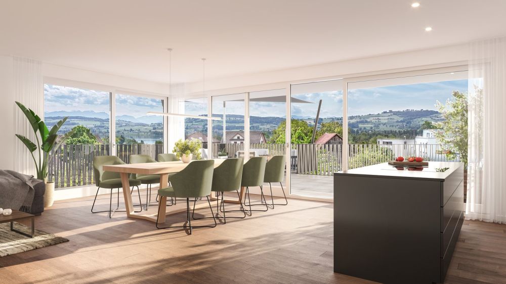 VIVAORA Schenkon – 5.5 Zimmer Attikawohnung (Ebene 1A) - Bild 1