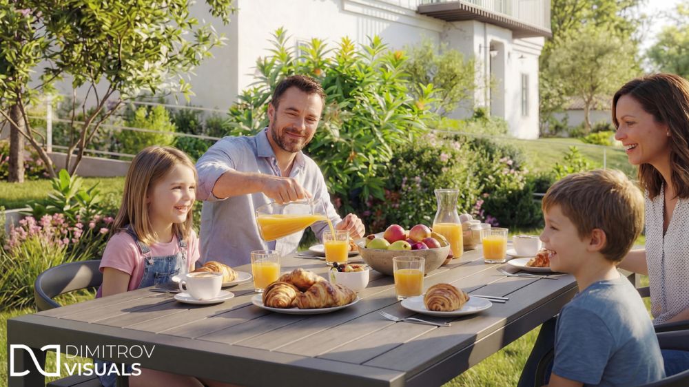 Neubauprojekt "FÜNF ZÄMME" (HAUS D) - Visualisierung