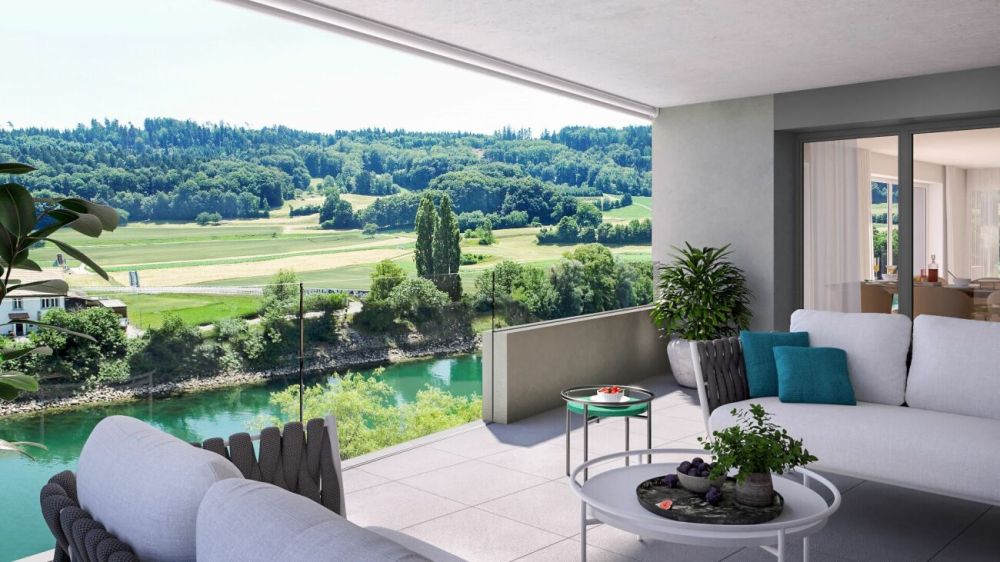 H2.1 I 3,5-Zimmer-Wohnung im 2. OG direkt an der Aare - Bild 2