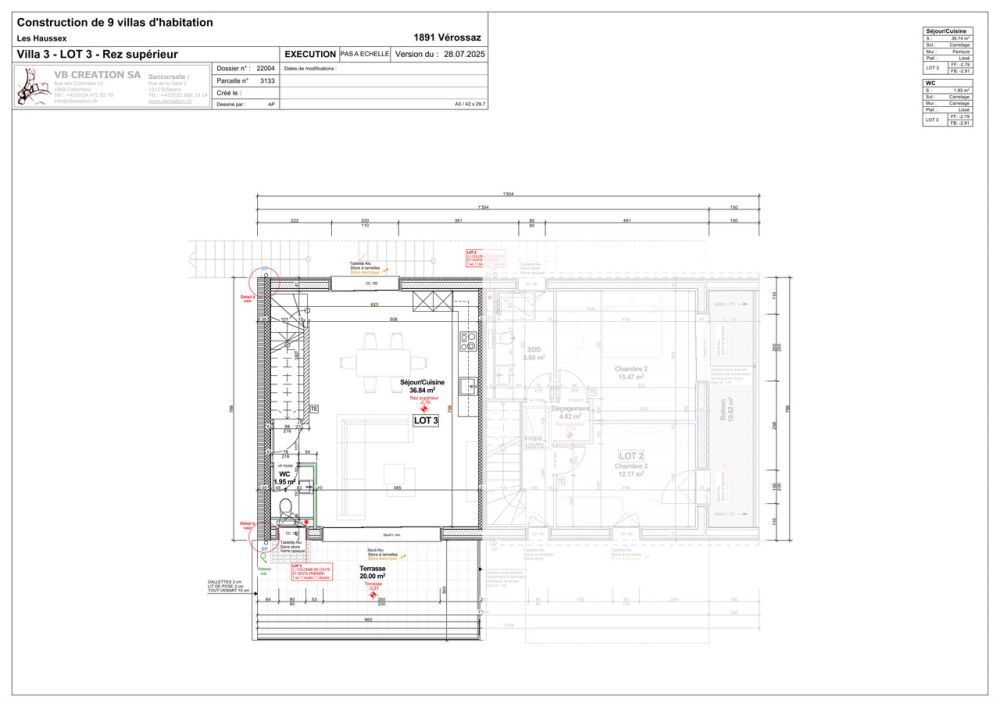 Schönes Chalet-Villa mit 3,5 Zimmern in Vérossaz -  Bild 6