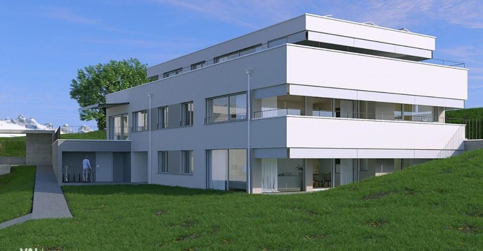 Wohnen über den Dächern von Brig-Glis: Grosszügige 141 m2-Dachwohnung mit Stil, Charme und unverbaubarer Weitsicht - Appartement 4.5 pièces - image - 3