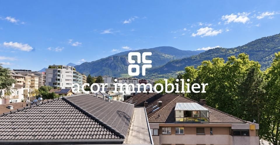 SION CENTRE – ATTIQUE NEUF DE 121 M² – 3,5 PIÈCES – TERRASSE DE 65 M2 - Attique 3.5 pièces - image - 1