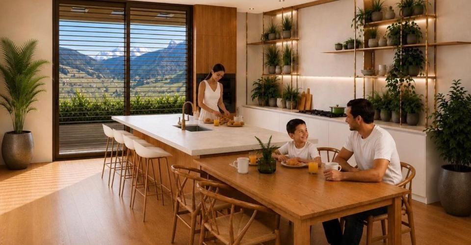 Querencia - Élégance contemporaine dans un cadre exclusif - Maison 3.5 pièces - image - 2