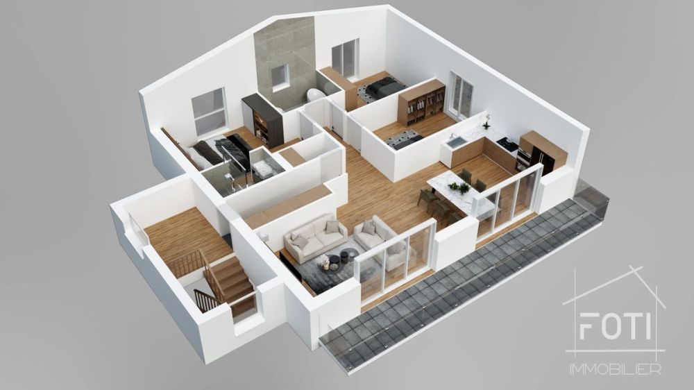 Appartement de 4,5 pièces aux combles avec sous-sol et garage double. -  Bild 8