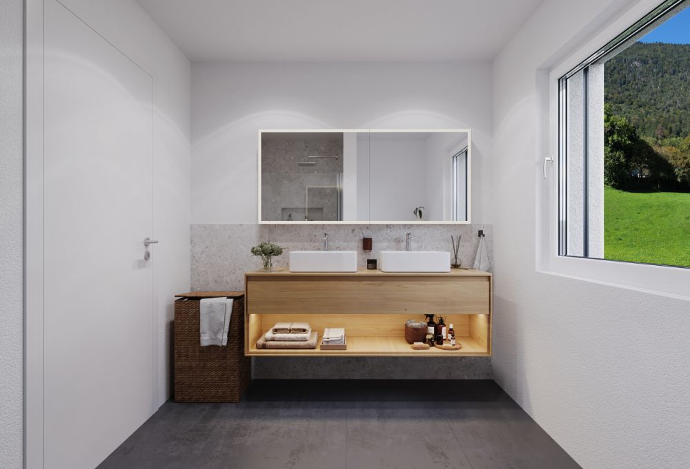 5.5 Z.- Wohnung D, im 1.OG Haus B, mit 137 m2 NWF und 25m2 Balkon - WC-Dusche