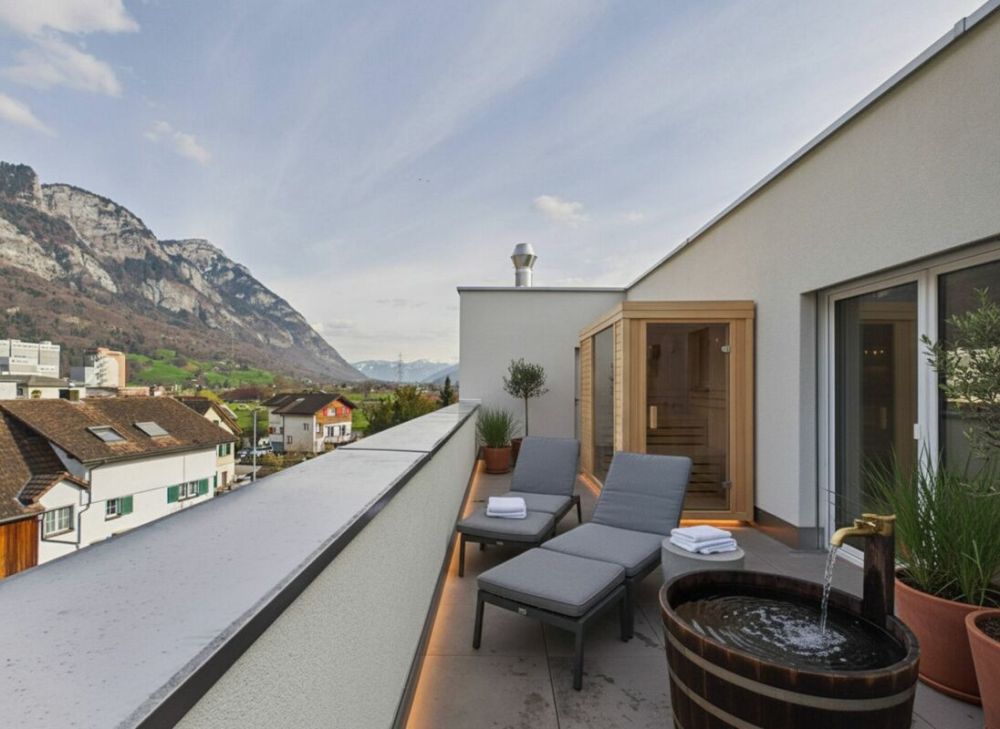 Einmalige Attika-Kaufgelegenheit - 197 m² Panoramaterrasse & 2 TG-Plätze inklusive -  Bild 6