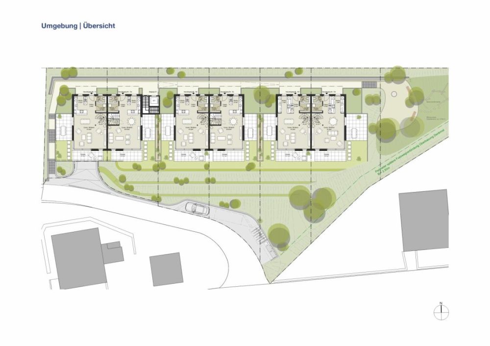 Panoramaview - Neubau 3 Doppeleinfamilienhäuser in Neuenegg - Bild 7