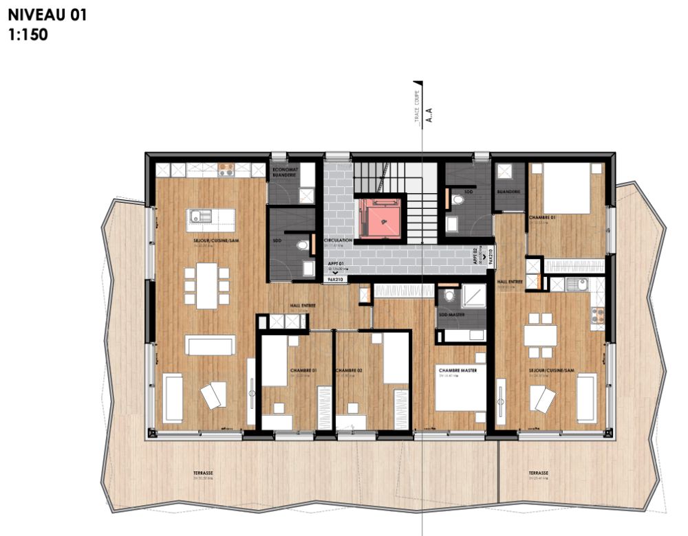 Superbe appartement de 4.5 pièces en construction idéalement situé à Leytron/VS -  Bild 6