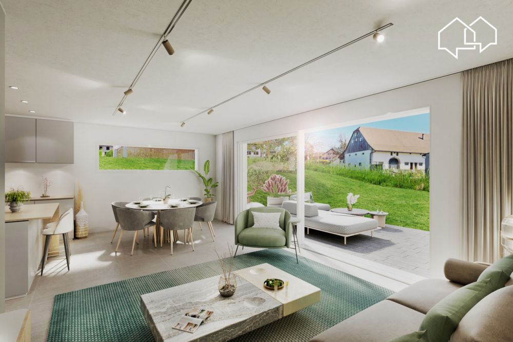 Le Clos des Jordils - villa de 5.5 pièces neuve - Lot A1 - Séjour