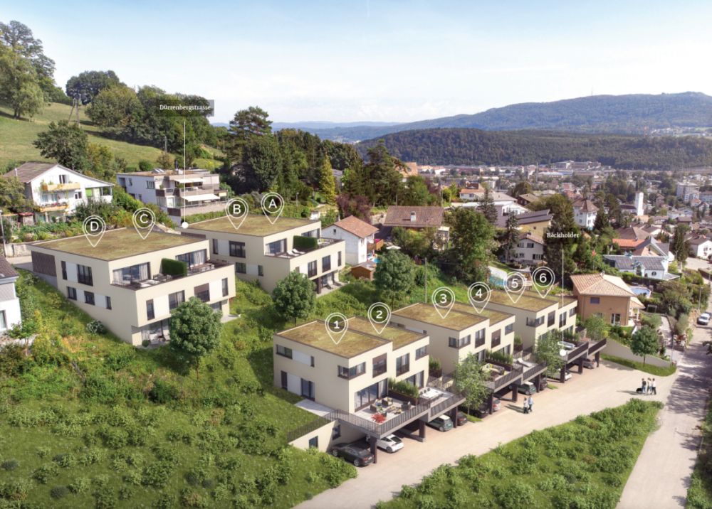 NEUBAU: Moderne DEFH mit Weitsicht, Häuser 3/5/6 - Aussenansicht