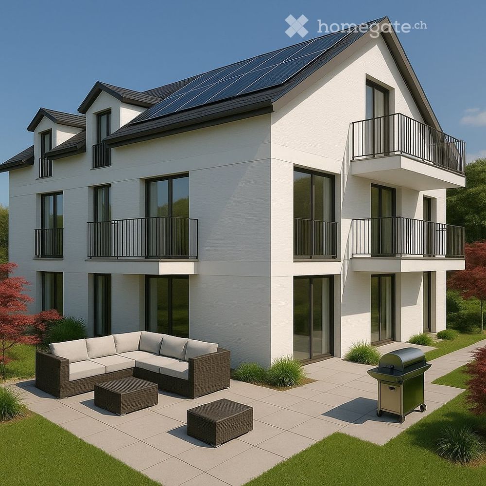 NEUBAU-GARTENPARADIES: 4.5 Zimmer mit 143m2 grossem Garten – Bezug 2027 -  Bild 1