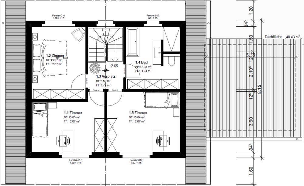 Neubau Wohnhaus "Eggetli" mit Einliegerwohnung und Carport -  Bild 8